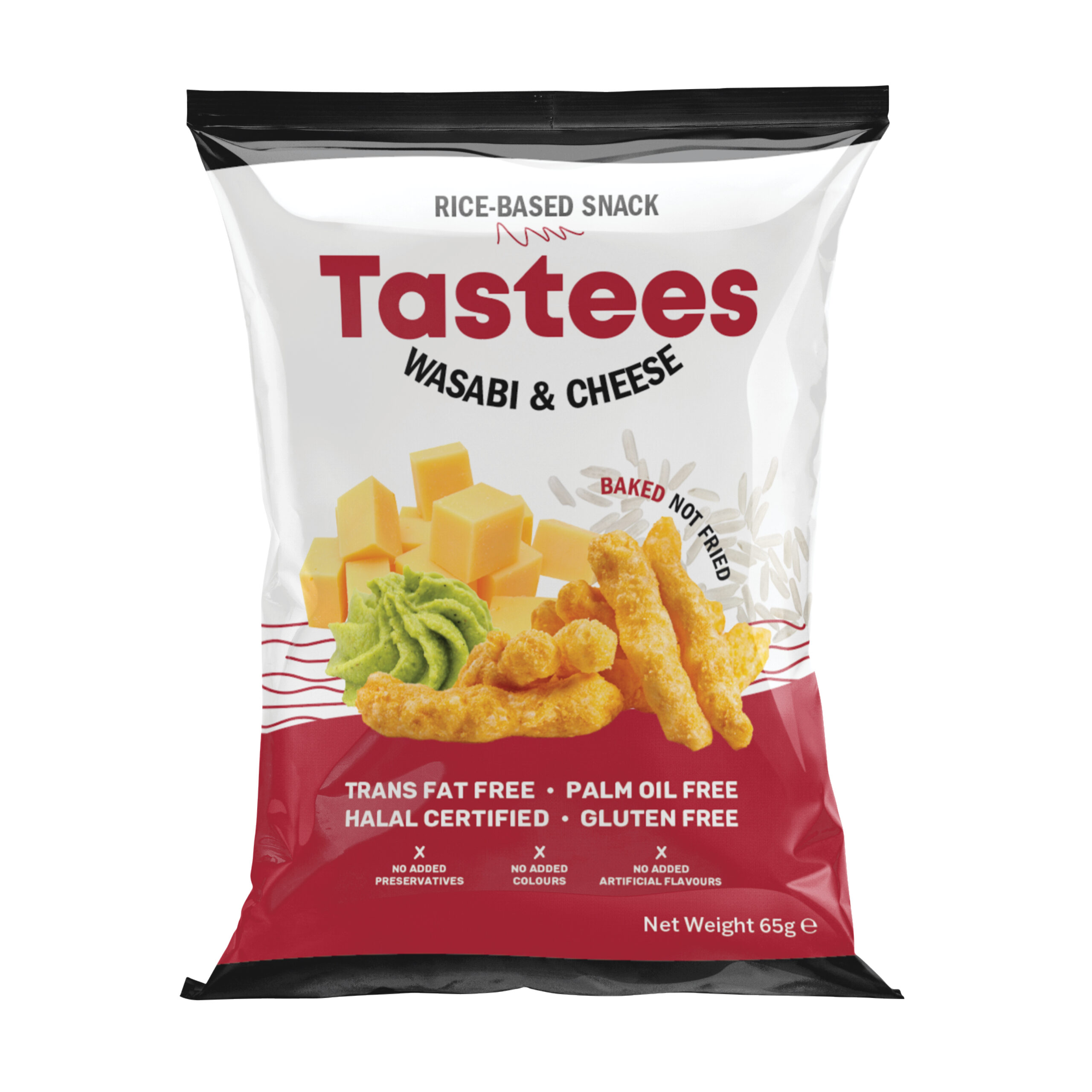 Tastees Wasabi Cheese 65g
