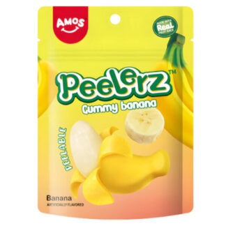 Amos Peelerz Gummy Candy Banana 65g